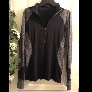 lululemon quarter zip with pocket and thumb holes